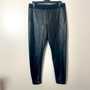 Victoria's Secret PINK Leggings – Mixed Fabric Front & Back – Black, Medium